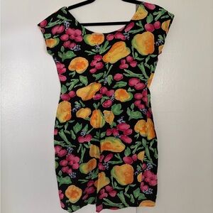 Vintage 90s Fruit Dress by Esprit